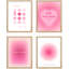 «Angel Angel Aura Motto», impression de 4 pièces encadrées sur papier-97782312-97782316