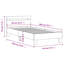 Vidaxl Bed Frame With Headboard Engineered Wood-98476593-98476597