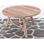 Quebec Round Metal Outdoor Side Table , 80cm cm W 80cm cm D