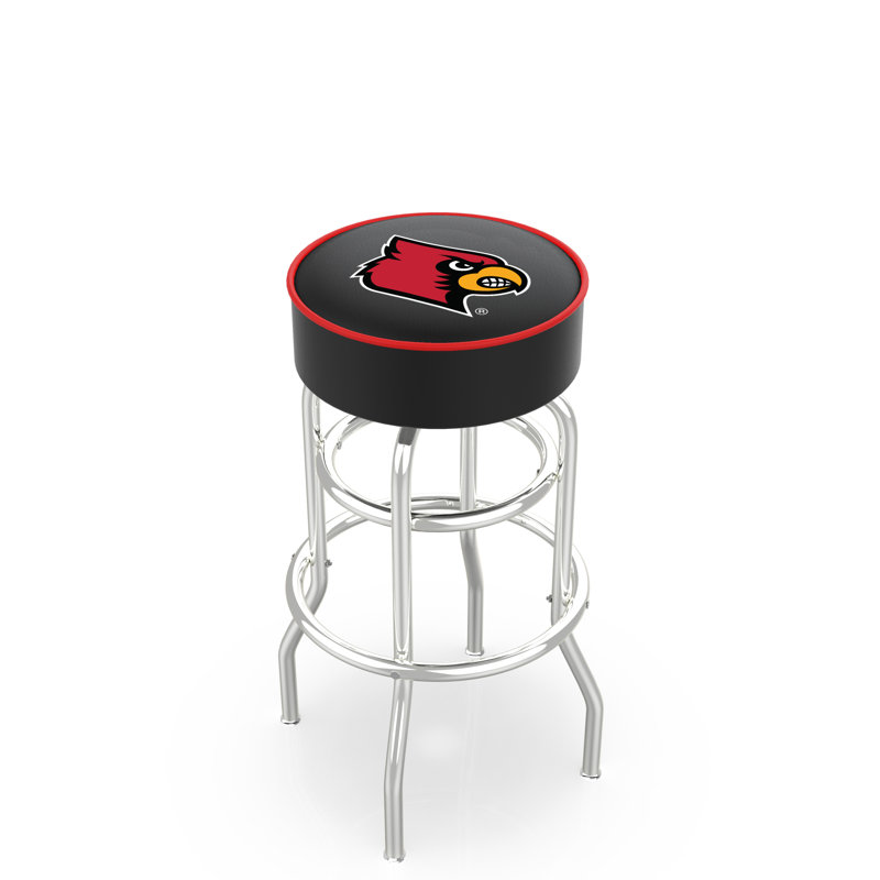 NCAA Swivel Bar & Counter Stool, Bar Stool (30" Seat Height), Louisville