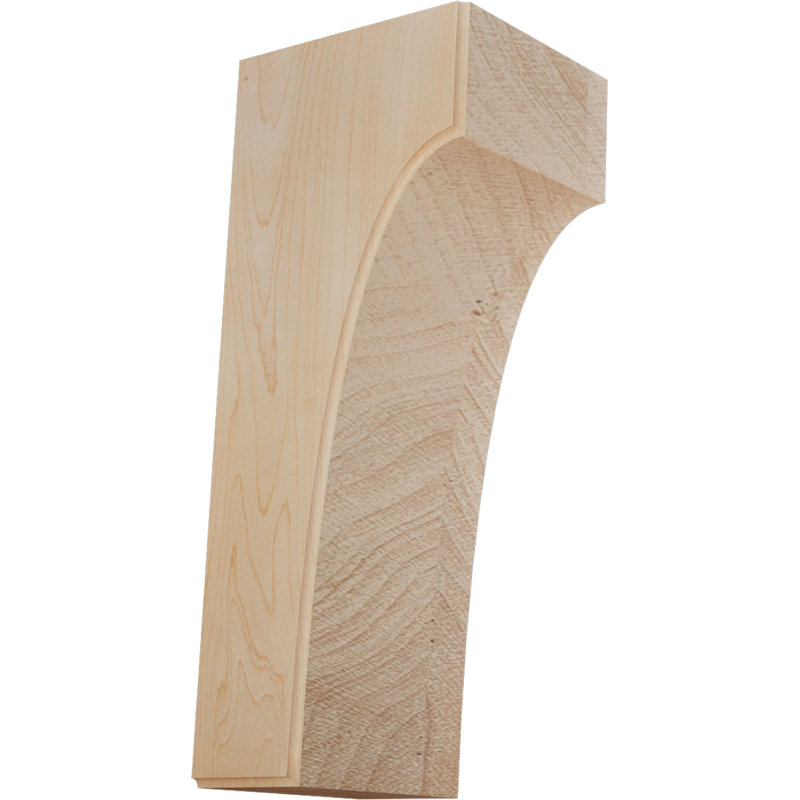 Support Clarksville l 3 3 po x P 4 po x H 10 po, érable (paquet de 2), Érable, L 3,5 po x P 4 po x H 10 po