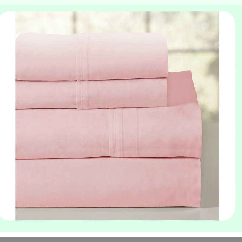 RoseDream 200 Thread Count Cotton Queen Sheet Set