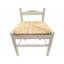 Chaise de salle à manger compacte classique beige 16 po avec structure en bois franc durable-93991751