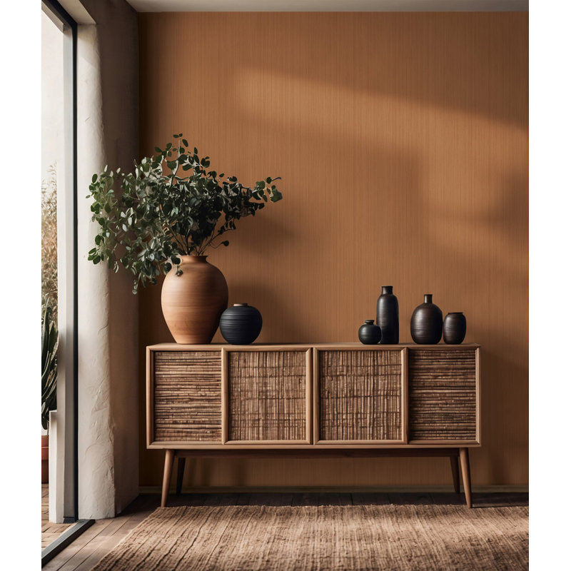 Galerie Fashion Icon Stripes Wallpaper, Brown
