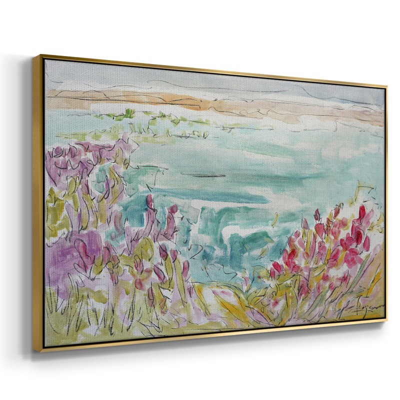 On A Whim, Fly, reproduction d'art sur toile, H 27 po x l 41 po x P 2 po, Or