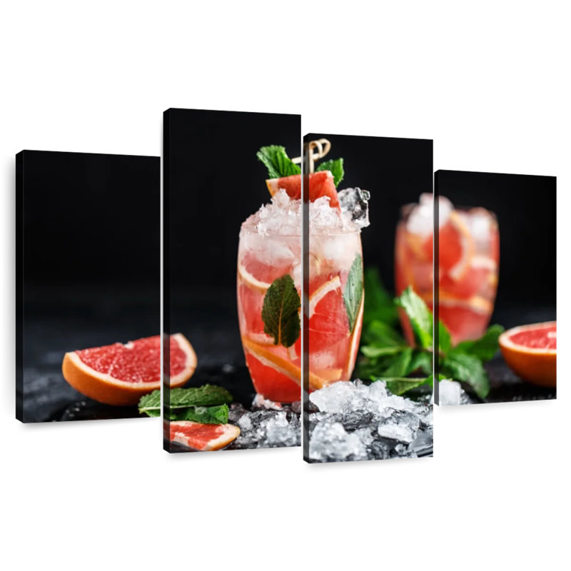 Yarlin Grapefruit Cocktails, 22" H x 36" W
