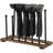 6 Pair Metal Freestanding Boot Rack