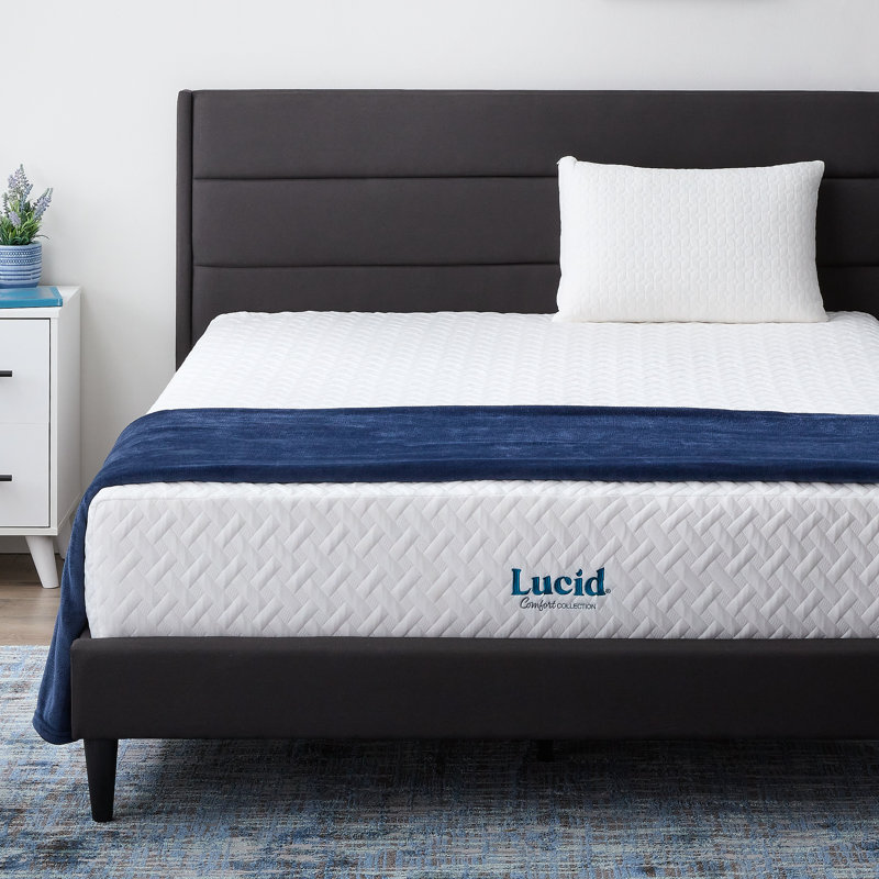 Matelas en mousse viscoélastique imprégnée de gel 12 po Lucid, Double