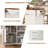 Wilbert 52" Fluted Kitchen Island with Drop Leaf, Shelves & Drawers-121163790