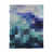 Bleu / turquoise géométrique