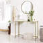 100cm Glass Top Console Table-97927195