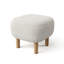 Kamar 41cm Wide Square Solid Colour Footstool Ottoman-170731516