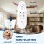 52 Inch American Mordern Cozy Vibrant Natural Style Solid Wood Low Profile Flush Ceiling Fan Without Light-1862858889-1862858998