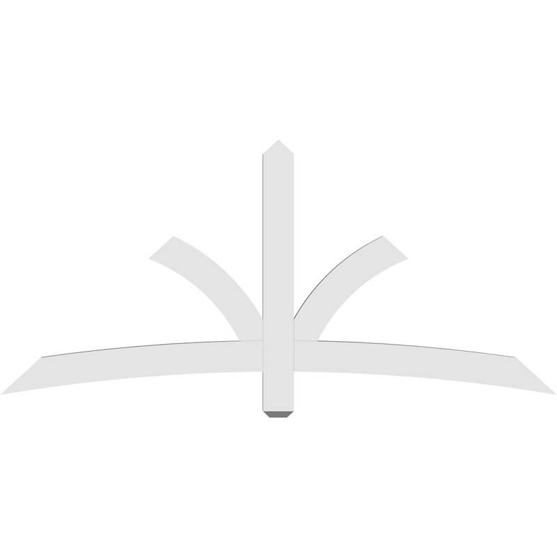 Support pour pignon Davenport, H 33 po x l 72 po (pas: 11/12), P 2 po x F 4 po, Signature uréthane