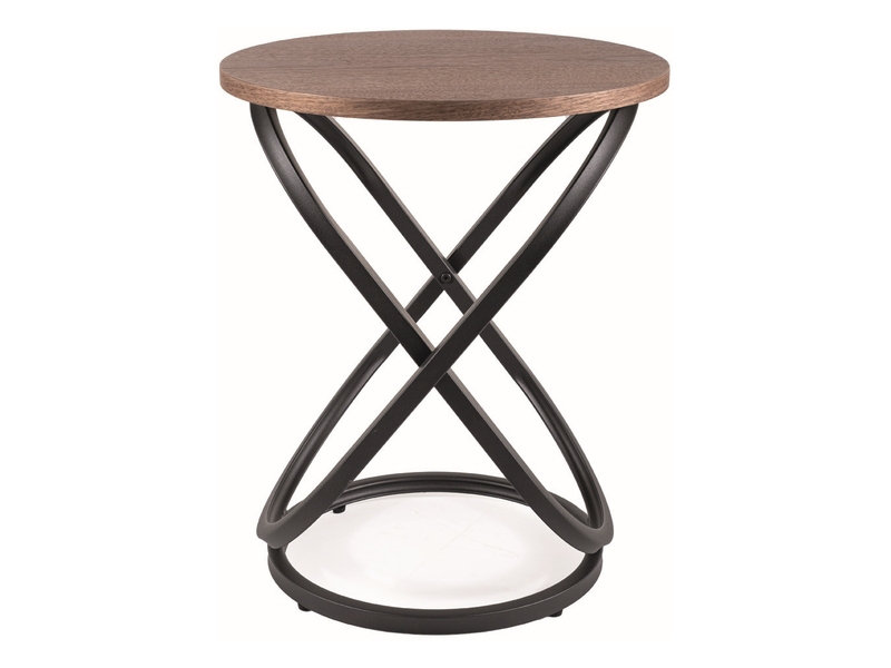Daviona Coffee Table, 55" H x 45" L x 45" W, Black