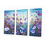 «Purple Morning Glory Flower Field», ensemble d'art sur toile-107736008-107736004