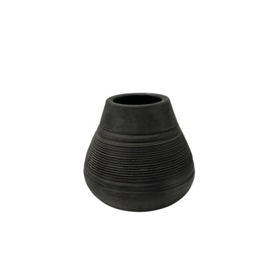 Vase en terre cuite H 5,5 po et diamètre 6,3 po