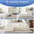 L-Shaped Modular Sectional Sofa with Chaise, 2-Piece Plush Corduroy Couch with Cup Holders, Beige-515675007