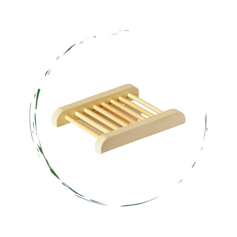 Porte-savon en bambou naturel. Écologique