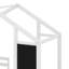Lit simple avec tableau noir - tiroirs et deux options d'assemblage incluses