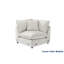 Canapé modulaire rembourré 5 pièces avec canapé et repose-pieds-809414462