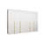 white matt + handles: gold