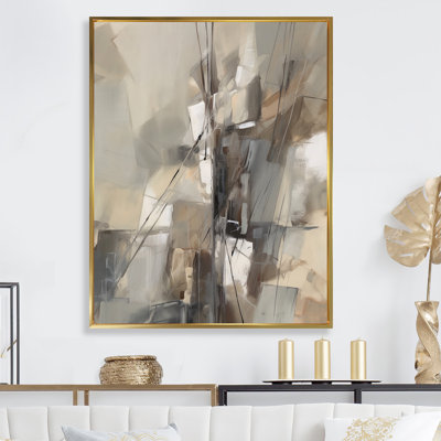 «Fentress Abstract Design Shapes I», reproduction sur toile