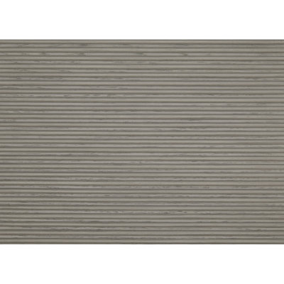 Contemporary 6-Drawer Dresser Charcoal Gray Finish Solid Wood Bedroom Furniture 1pc Storage Cabinet Reeded Front Panels
