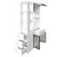 Armoire de rangement de 70,87 po de hauteur avec espace de rangement multifonctionnel