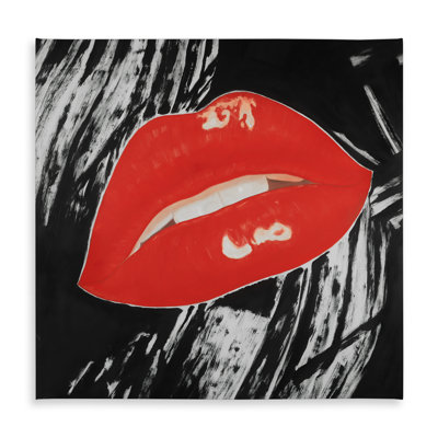 Kissable Lips Tablecloth | Indoor/Outdoor Home Decor Beauty
