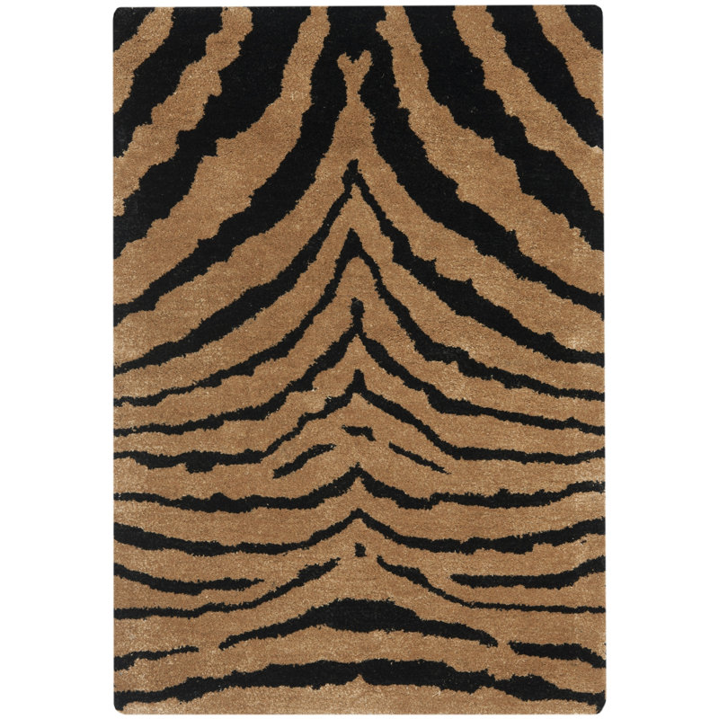 Tapis en laine touffeté à la main Candelo, Rectangle 7 pi 6 po x 9 pi 6 po