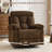 37.4" Wide Super Soft Padding Manual Recliner With Swivel And Rocking