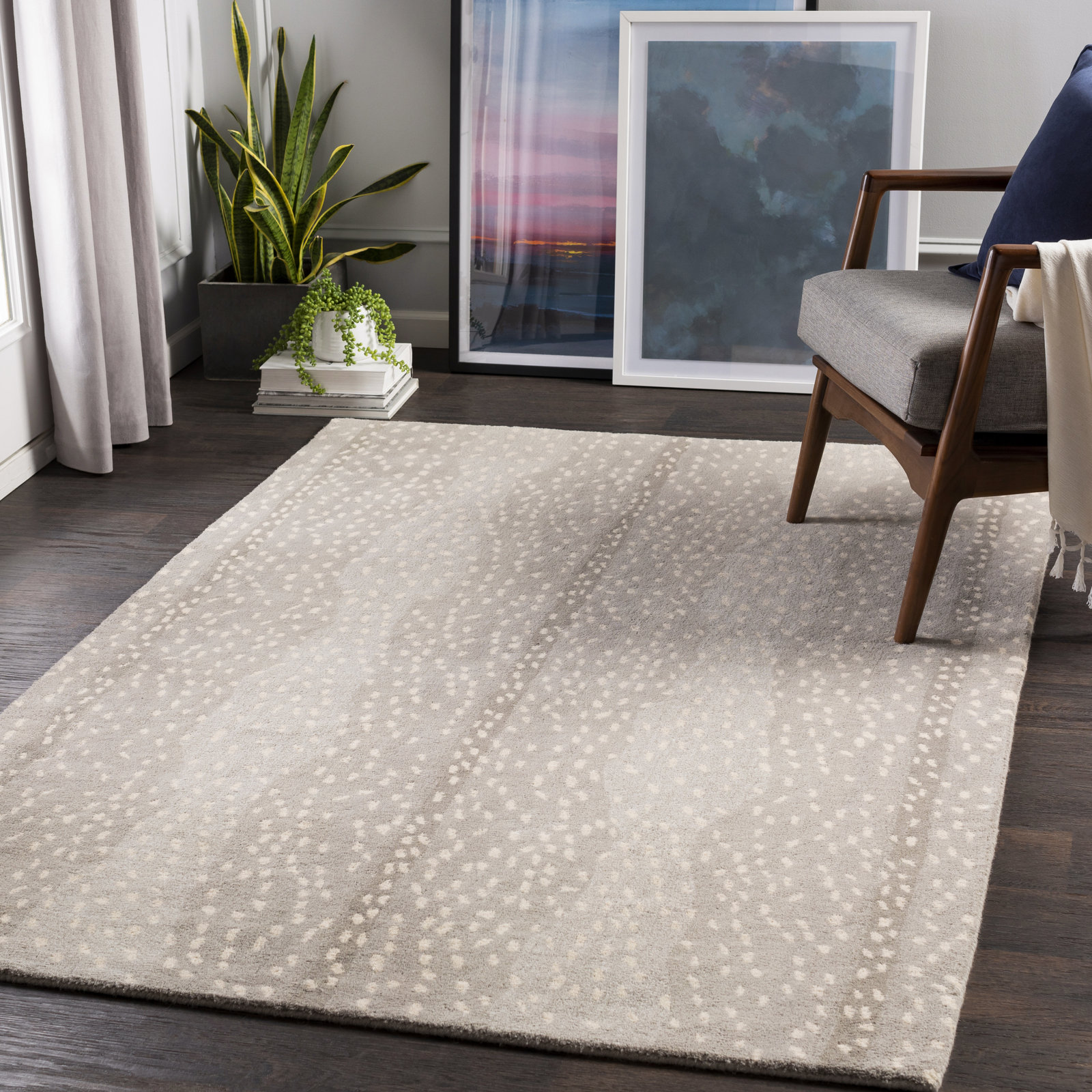 Rimma Hand-Tufted Rug, Rectangle 8' x 10'
