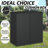 Water Resistant Poly Rattan Deck Box in Black-122498543-122498545