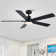 Modern 52" Ceiling Fan with Light and 5 Blades