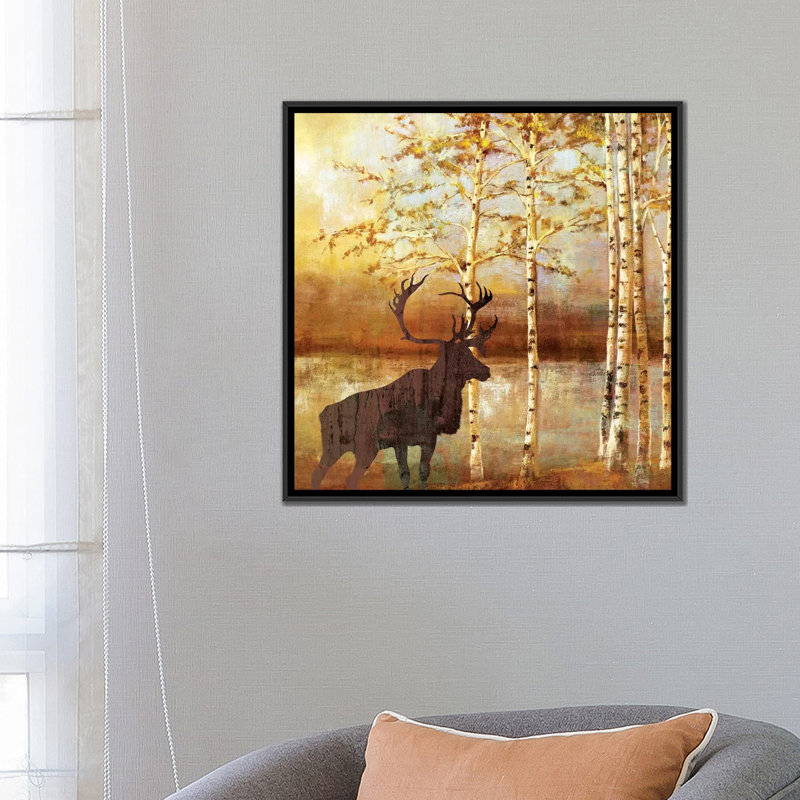«Walking Face» par PI Studio - reproduction sur toile, H 37 po x l 37 po x P 1,5 po, Toile avec cadre noir, Pas de tapis