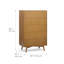Solid Wood 76cm W 5 - Drawer Chest of Drawers-124354509