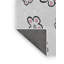 Tapis gris/zone noire à motifs-1407629627
