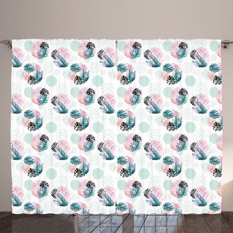 Semi Sheer Curtain Pair