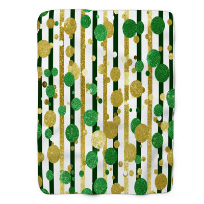 Glovering Clover - couverture Sherpa de qualité supérieure 1 pièce WB_FL_100624_0051