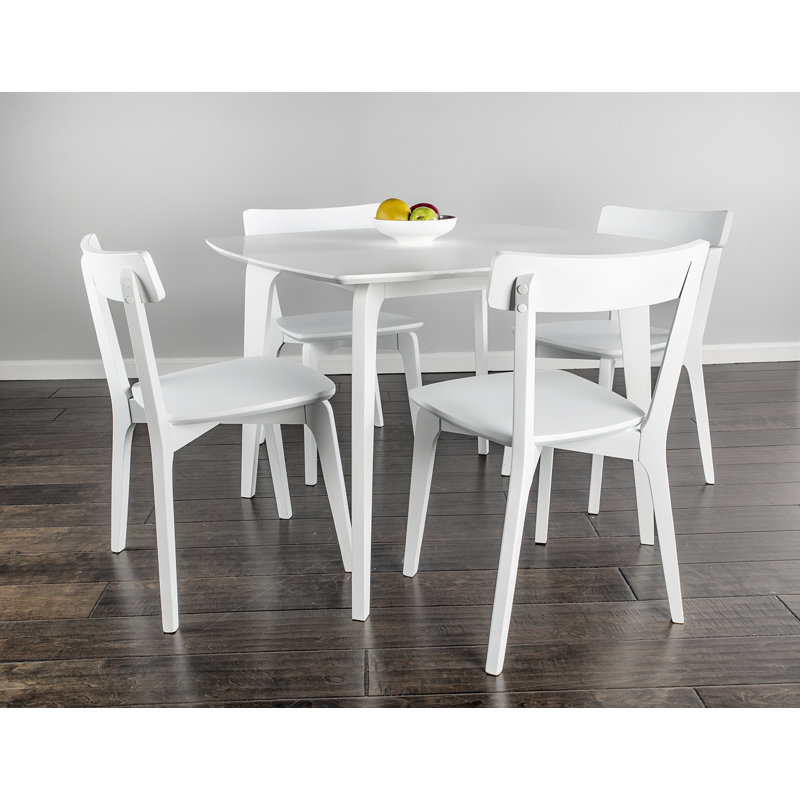 Ensemble repas pour 4 personnes Arliss, Blanc
