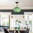 Vintage Glass Semi Flush Mount Ceiling Light,Pumpkin Chandelier-548734950