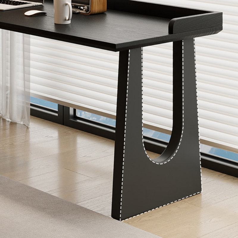 Bureau d'écriture Modern, Noir, H 29,52 po x l 70,86 po x P 23,62 po