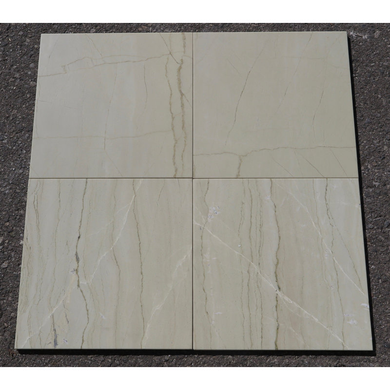 Verde Aquamarine 12" x12" Marble Vintage/Marble Look Wall & Floor Tile