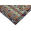 Tapis bleu / rouge / or en laine tissé à la main à motif géométrique rectangulaire 8 pi 9 po x 11 pi 3 po Cedorah