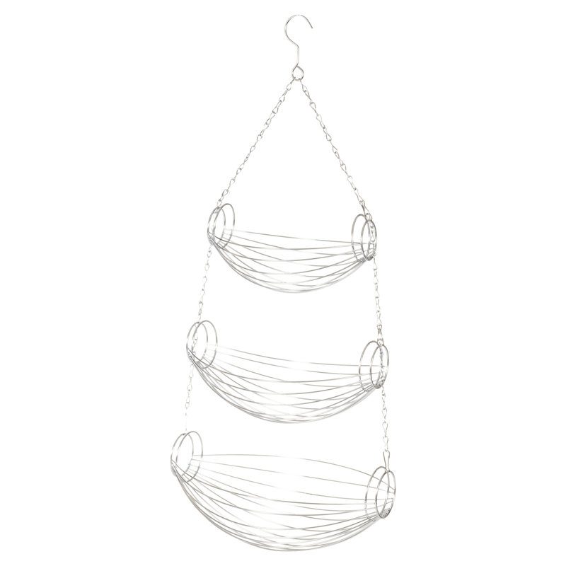 Excellent Oval Houseware Wire Hanging Basket Set