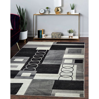 Jinayah Abstract Indoor Rug