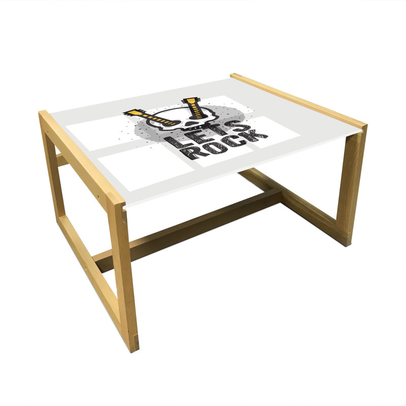 Jaecion Sled Coffee Table, 62cm H x 74cm W x 40cm D
