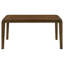 Warren Dark Brown Rectangular Dining Table