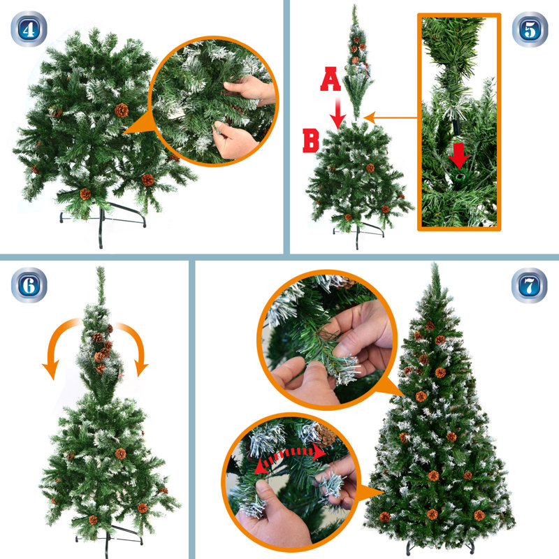 Arbre de noël artificiel pin vert, 5 pi